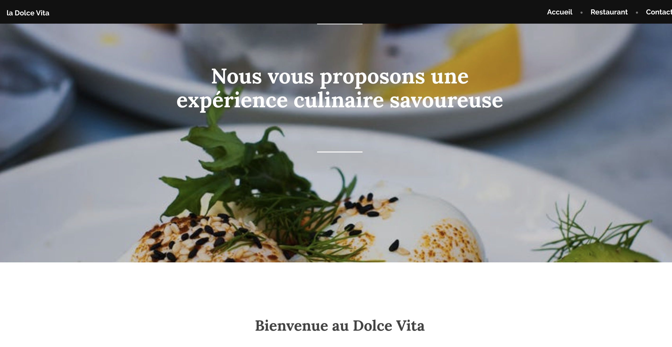 photo du site restaurant